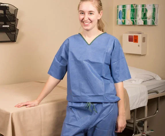 Graham Medical Products Scrub Pants Medium Blue Unisex – 62486