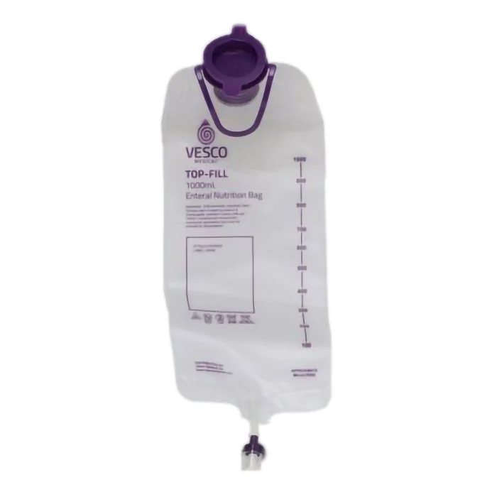 Gravity Feeding Bag Set with ENFit Connector 1000 mL, 30/Case