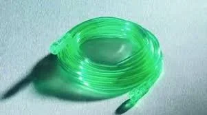 Green Oxygen Tubing With 2 Standard Connecters