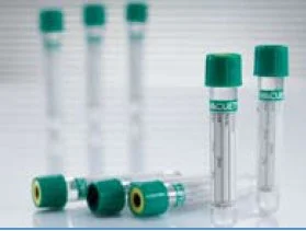 Greiner Venous Blood Collection Vacuette 3.5mL,13x75mm,Lthm Hep, Grn/tlw,1200/cs