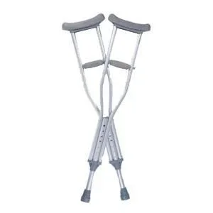 Guardian Quick-Fit Child Adjustable Auxiliary Crutches, 31-1/2″ – 37-1/2″ (Adjustment Range), 3’9″ – 4’7″ (Adjustable User Height), Pair of 2