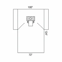 Halyard EENT Drape Thyroid Drape 100 W X 72 W X 124 L Inch Sterile, 1/EA