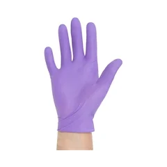 Halyard Exam Glove Purple Nitrile-xtra x-Large NonSterile Nitrile Extended Cuff Length Textured Fingertips Purple Chemo Tested, 50 EA/BX