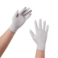 Halyard Exam Glove STERLING Small NonSterile Nitrile Standard Cuff Length Textured Fingertips Gray Chemo Tested, 2000 EA/CS