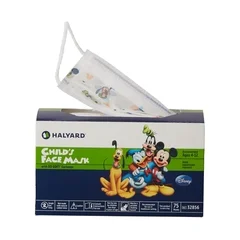 Halyard Procedure Mask Pleated Earloops Child Size Kid Design (Disney) NonSterile Not Rated, 750 EA/CS - Image 2