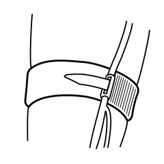 Halyard Strap, Stirrup Procedure Table Stirrups, 10 EA/BX