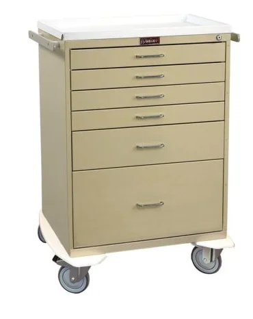 Harloff CART, ANES 6DRAWER TALL CABINET STD GRY – 6450