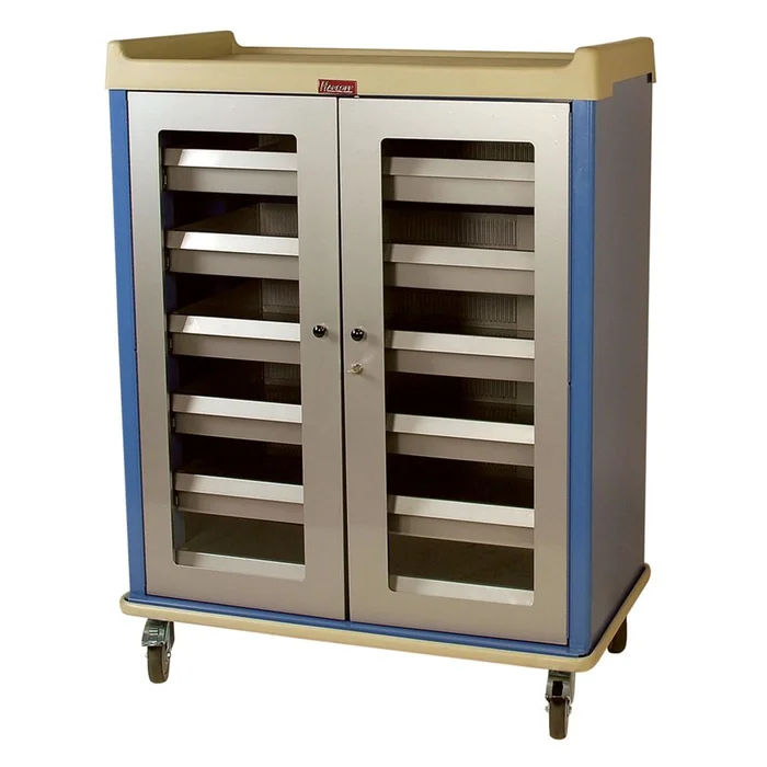 Harloff Supply Storage Cart Supply Storage Cart, Light Blue – 938298/NA/NA/LTBLUE
