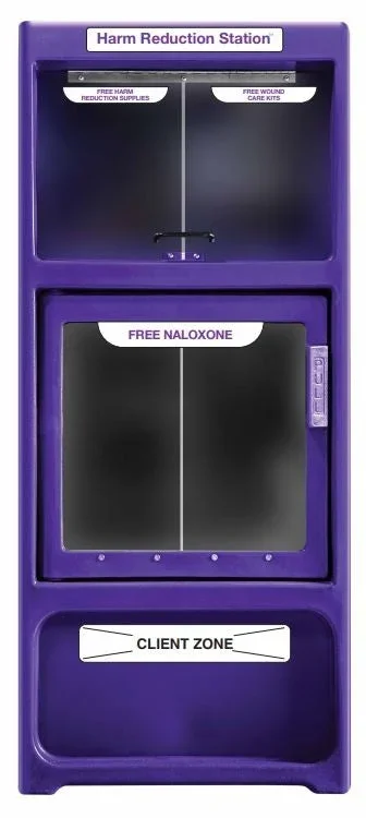 Harm Reduction Station – Multi-Compartment Giveaway Kiosk