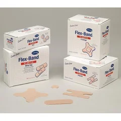 Hartmann Adhesive Strip Flex-Band 1 x 1-1/4″ Fabric Oval Tan Sterile, 24 EA/CS
