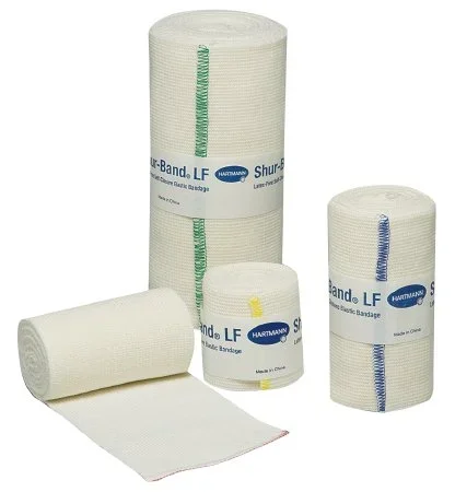 Hartmann Shur-Band LF Elastic Bandage 2 Inch X 5 Yard Standard Compression Single Hook and Loop Closure Natural Sterile – 59920000