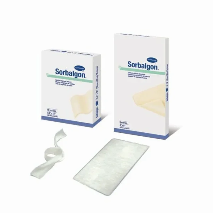 Hartmann Sorbalgon and Sorbalgon Ag Calcium Alginate Dressing