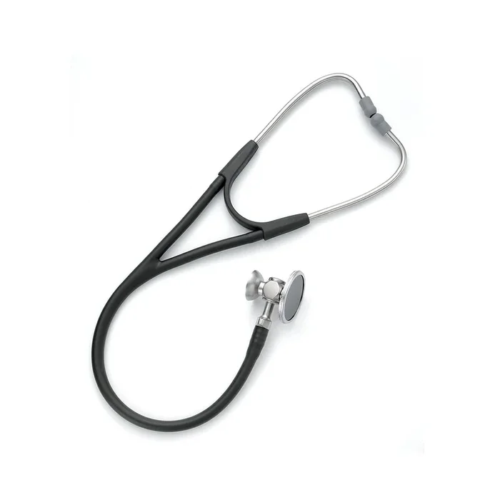 Harvey Deluxe Double Head Stethoscope, Black, 28″
