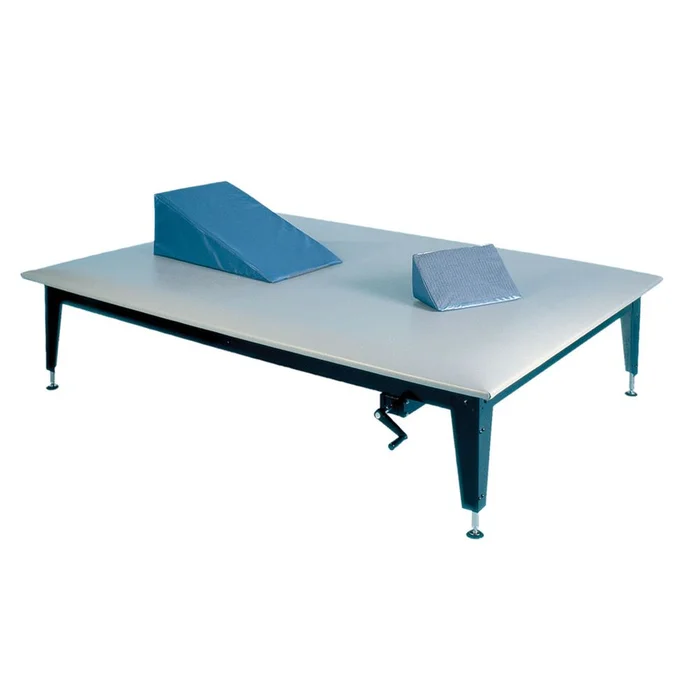 Hausmann Crank Hydraulic Mat Platform Mat Platform, 6’W x 8’L, Blue – 75097/BLUE/NA