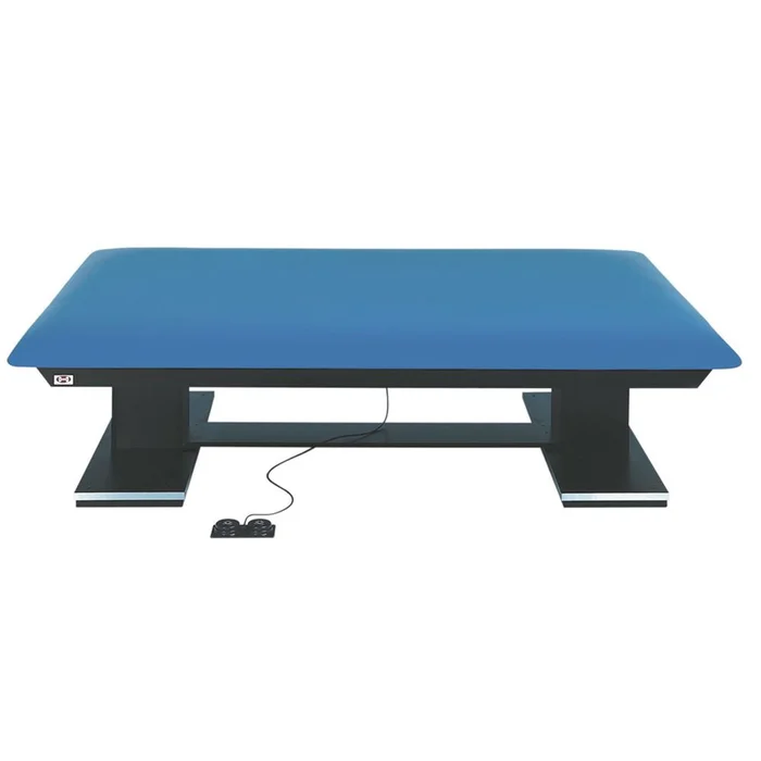 Hausmann Dual-Lift Powermatic Mat Platform Table Mat Platform Table, 5’W x 7’L, Blue – 75158/BLUE/NA
