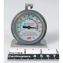 Health Care Logistics Refrigerator / Freezer / Dry Storage Thermometer Fahrenheit / Celsius -20° to +80°F (-30° to +30°C) Without External Probe Hanging / Standing Does Not Require Power, 1/EA