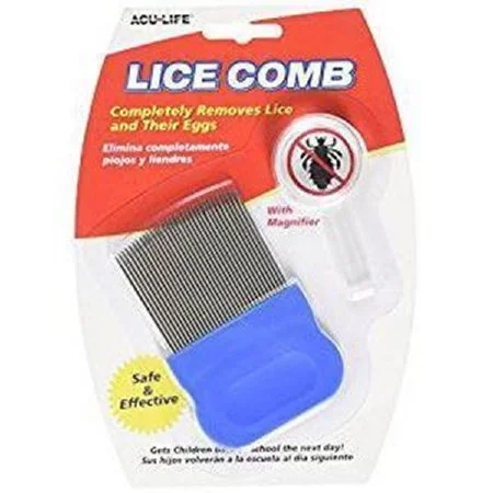 Health Enterprises Inc Acu-Life Lice Comb Silver Metal – 7957300919