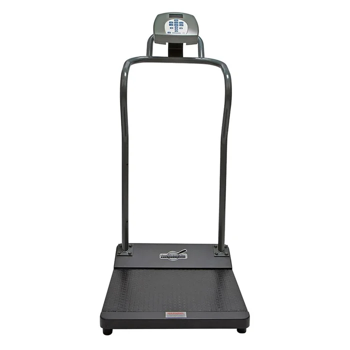 Health o meter Antimicrobial Digital Platform Scale Antimicrobial Digital Platform Scale, Assembled, LBS./KG w/Everlock – 937982