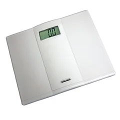 Health O Meter Floor Scale, Digital Audio Display, 400 lbs./180 kg Capacity, White, AAA Battery Operated (Included), 2 per Case