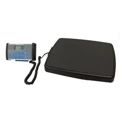 Health O Meter Floor Scale Health O Meter® Digital LCD Display 500 lbs. Capacity Black / Gray AC Adapter / Battery Operated, 1/EA
