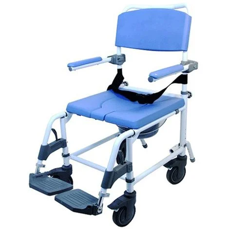 Healthline Ezee Life Rehab Shower Commode Chair – 15 Inch Seat