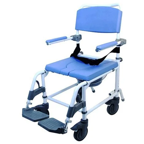 Healthline Ezee Life Rehab Shower Commode Chair – 18 Inch Seat