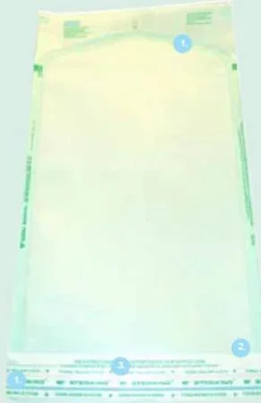 Healthmark Industries Steriking Sterilization Pouch EO Gas / Steam 3-1/2 X 7-3/4 Inch Transparent / White Self Seal Tyvek Material – SS1