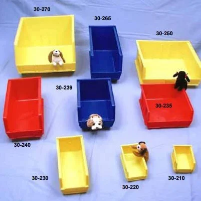 Healthmark Industries Storage Bin Red Polypropylene 7.38 X 4.12 X 3 Inch – 30-220 RD