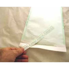 Healthmark Sterilization Pouch Steriking Ethylene Oxide (EO) Gas / Steam 7-1/2 X 13 Inch Transparent / White Self Seal Paper / Film, 200/BX
