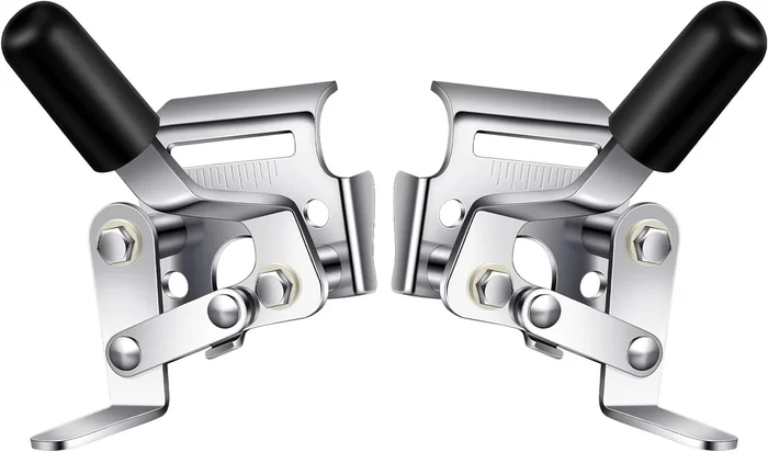 Heavy Duty Wheelchair Brakes (Pack of 2) | Side Mount Wheel Locks for 7/8″ Tubing | Medical Transport Chair Brake Assembly
