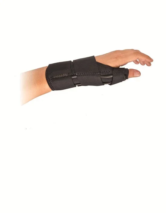 Hely & Weber deQ Thumb Orthosis Low Profile Neoprene Left or Right Hand Black One Size Fits Most – 4813