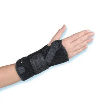 Hely & Weber Wrist Brace Suede / Aluminum Left Hand Black X-Large – 434B-LT-XL