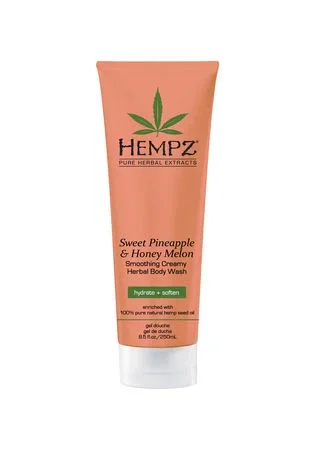 Hempz Sweet Pineapple & Honey Melon Creamy Herbal Body Wash 8.5oz