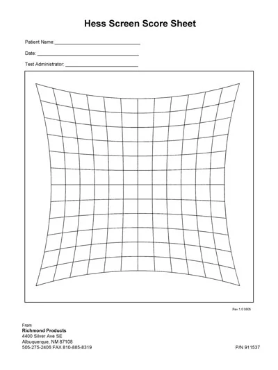 Hess Score Sheets – Pack of 50