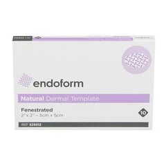 Hollister Collagen Dressing Fenestrated Endoform 90% Non-reconstituted Collagen and 10% Extracellular Matrix Associated Components 2 x 2 10 per Box - Image 2