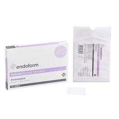 Hollister Collagen Dressing Fenestrated Endoform 90% Non-reconstituted Collagen and 10% Extracellular Matrix Associated Components 2 x 2 10 per Box
