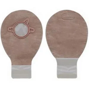 Hollister New Image Two-Piece Drainable Mini Pouch, 1-3/4″ Flange, Filter, 7″ L, Integrated Closure, Beige