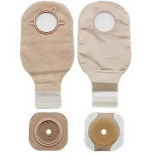 Hollister New Image Two-Piece Non-Sterile Drainable Colostomy/Ileostomy Kit 1-3/4″ Stoma Opening, Integrated Closure, Ultra Clear
