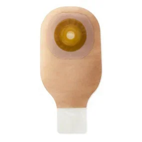 Hollister Premier Ostomy Pouch One-Piece System 12 Inch Length 7/8 Inch Stoma Drainable Convex, Pre-Cut – 8291