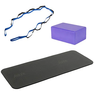 Home Yoga Package, Premium Charcoal – 10-6822