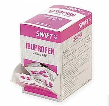 Honeywell Safety Products Pain Relief Swift 200 Mg Strength Ibuprofen Tablet 125 Per Box – 166183