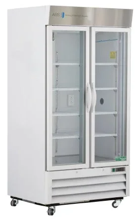 Horizon Scientific Inc ABS Upright Refrigerator Chromatography 36 cu.ft. 2 Swing Glass Doors Cycle Defrost – ABT-HC-CS-36