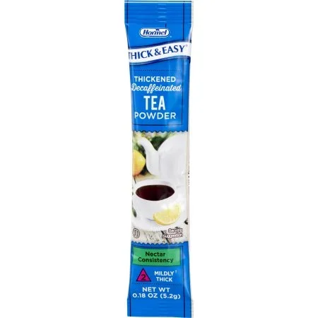 Hormel Food Sales Decaffeinated Beverage Thickener Thick & Easy 0.18 Oz. Individual Packet Tea Flavor Powder Nectar Consistency – 81330