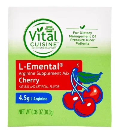 Hormel Food Sales L-Emental Arginine Oral Supplement Cherry Flavor 10.3 Gram Individual Packet Powder – 17911