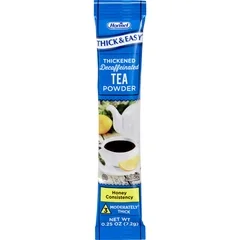 Hormel Health Labs Food and Beverage Thickener Thick & Easy 7.2 Gram Individual Packet Tea Flavor Powder IDDSI Level 3 Moderately Thick/Liquidized, 72 EA/CS