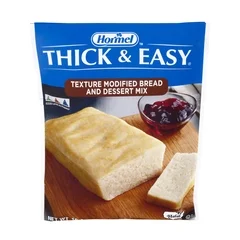 Hormel Health Labs Food and Beverage Thickener Thick & Easy Texture Modified Bread & Dessert Mix 10.6 oz. Pouch Bread / Dessert Flavor Powder IDDSI Level 4 Extremely Thick/Pureed, 12 EA/CS