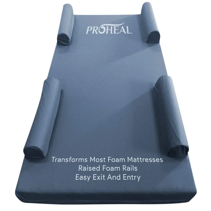 Hospital Bed Mattress Cover With Defined Bed Rail For Foam Mattress
