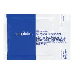 HR Pharmaceuticals Lubricating Jelly – Carbomer free Surgilube 31 Gram Individual Packet Sterile, 288 EA/CS
