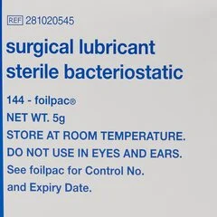 HR Pharmaceuticals Lubricating Jelly – Carbomer free Surgilube 5 Gram Individual Packet Sterile, 864 EA/CS - Image 2