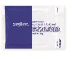 HR Pharmaceuticals Surgilube Lubricating Jelly 31 Gram Individual Pack Sterile – 281020557-288
